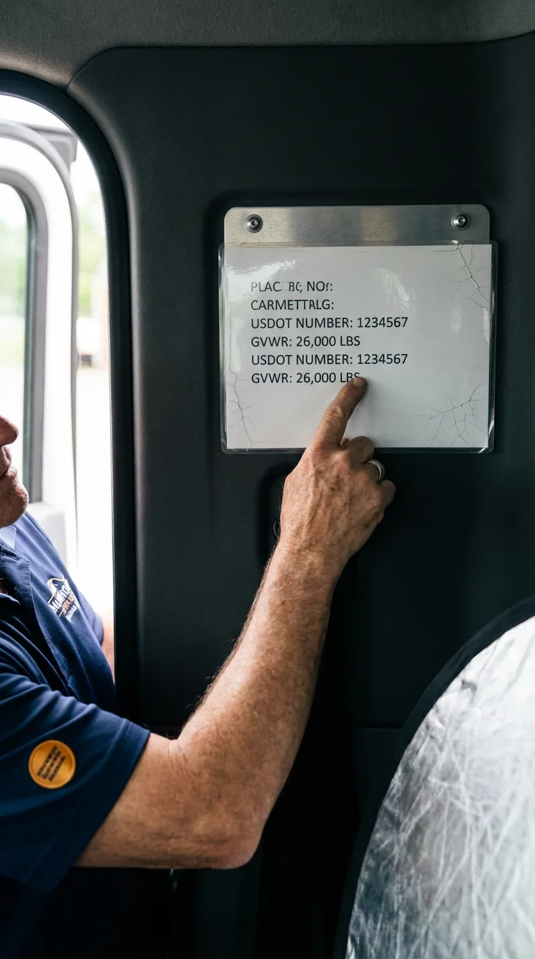 USDOT licensing placard verification in Fort Lauderdale